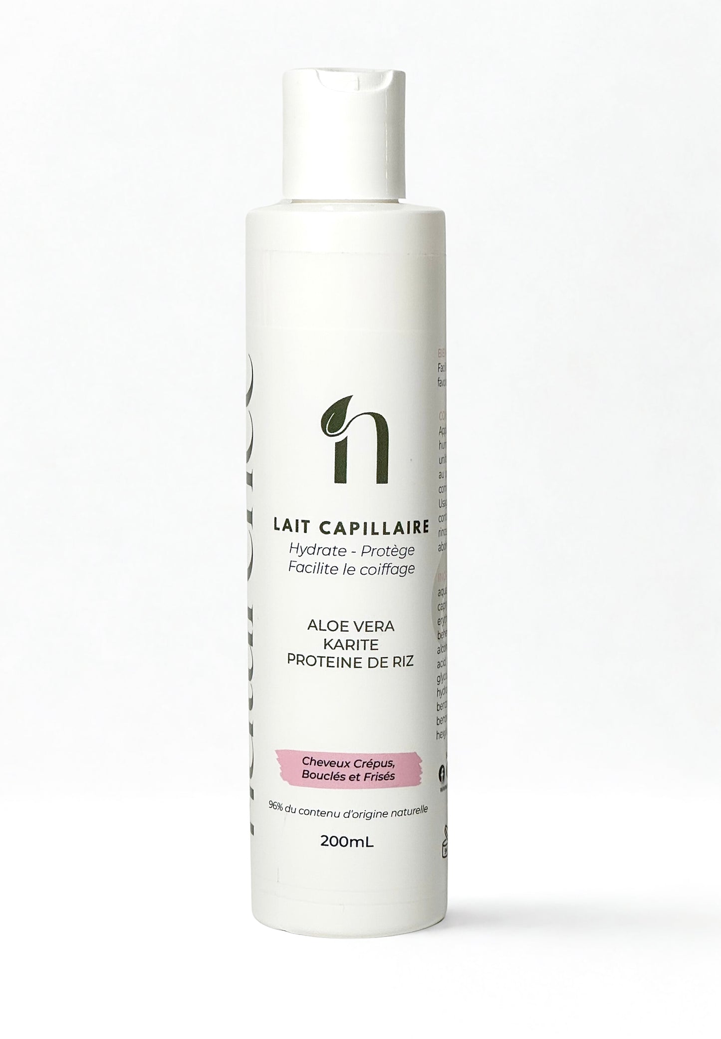 Lait capillaire hydratant